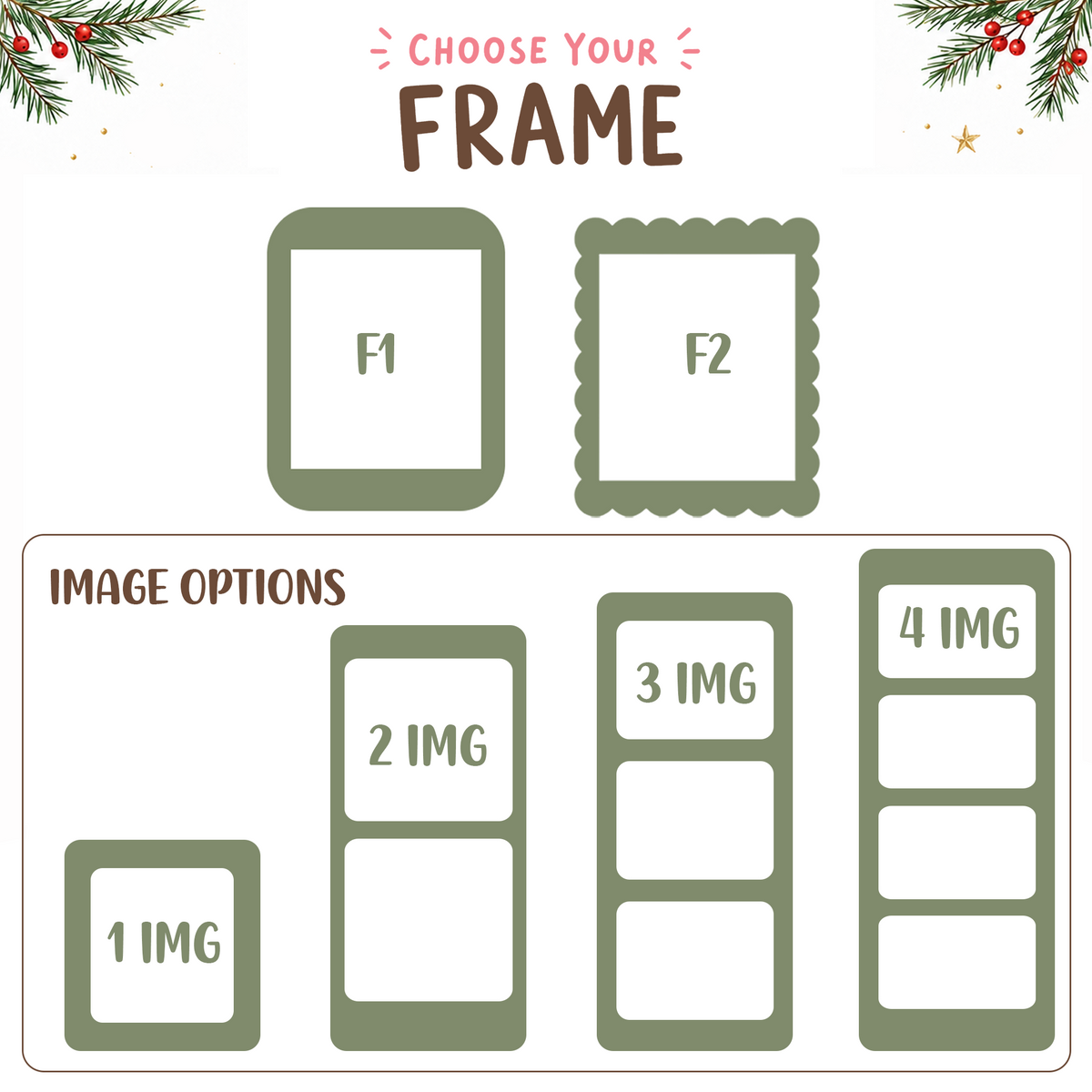 Personalized Photo Strip Christmas Ornament, Custom Family Photo Frame Ornament, Gift For Boyfriend, Besties Ornament Gift, Family Keepsake
