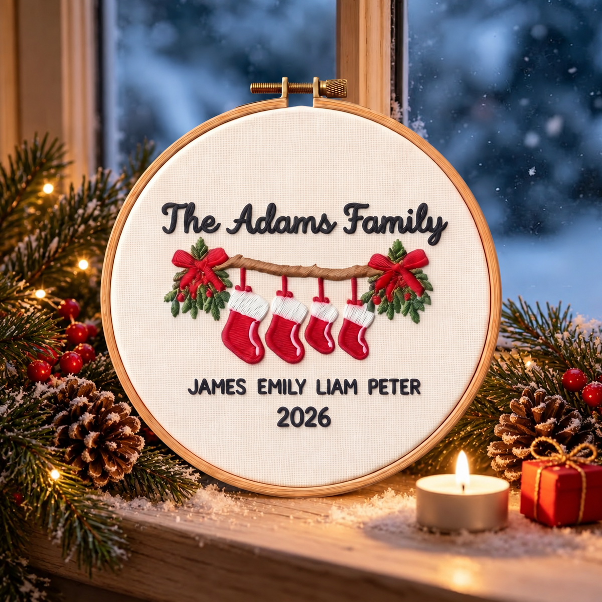 Christmas Ornaments Personalized Family