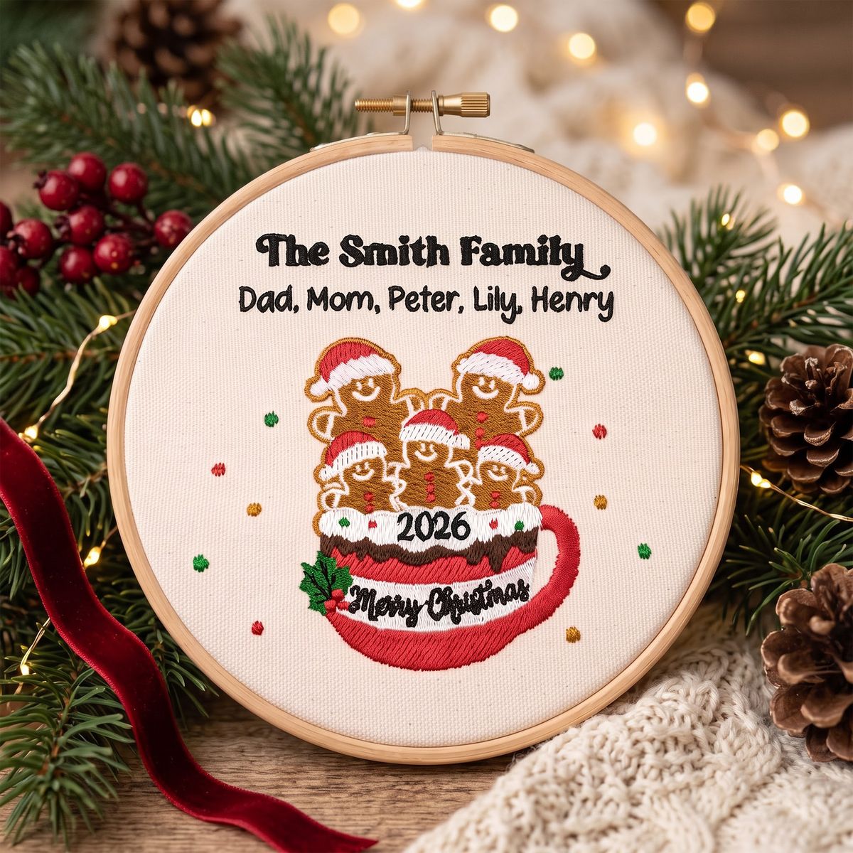 Personalized Resin Family Ornament
