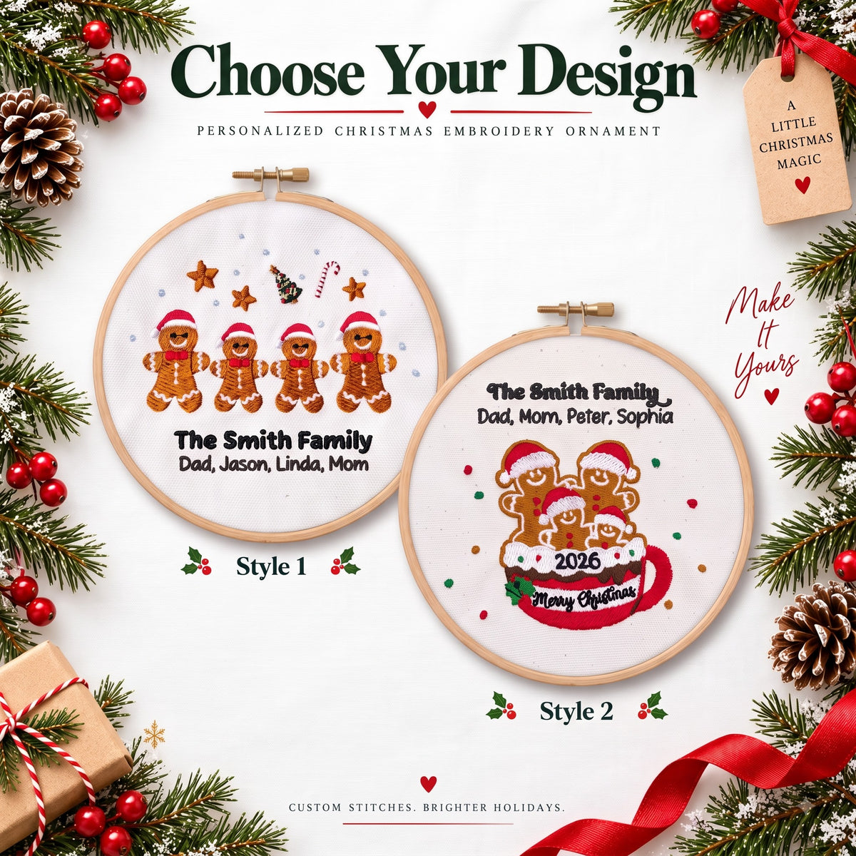 Personalized Resin Family Ornament