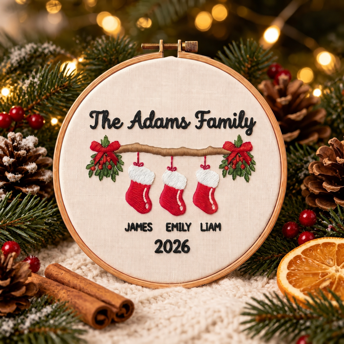 Christmas Ornaments Personalized Family