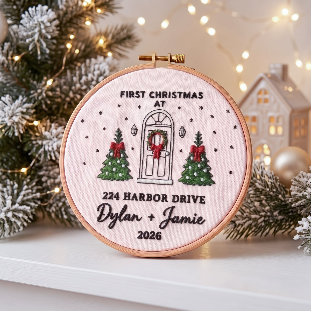New Home Christmas Ornament personalized