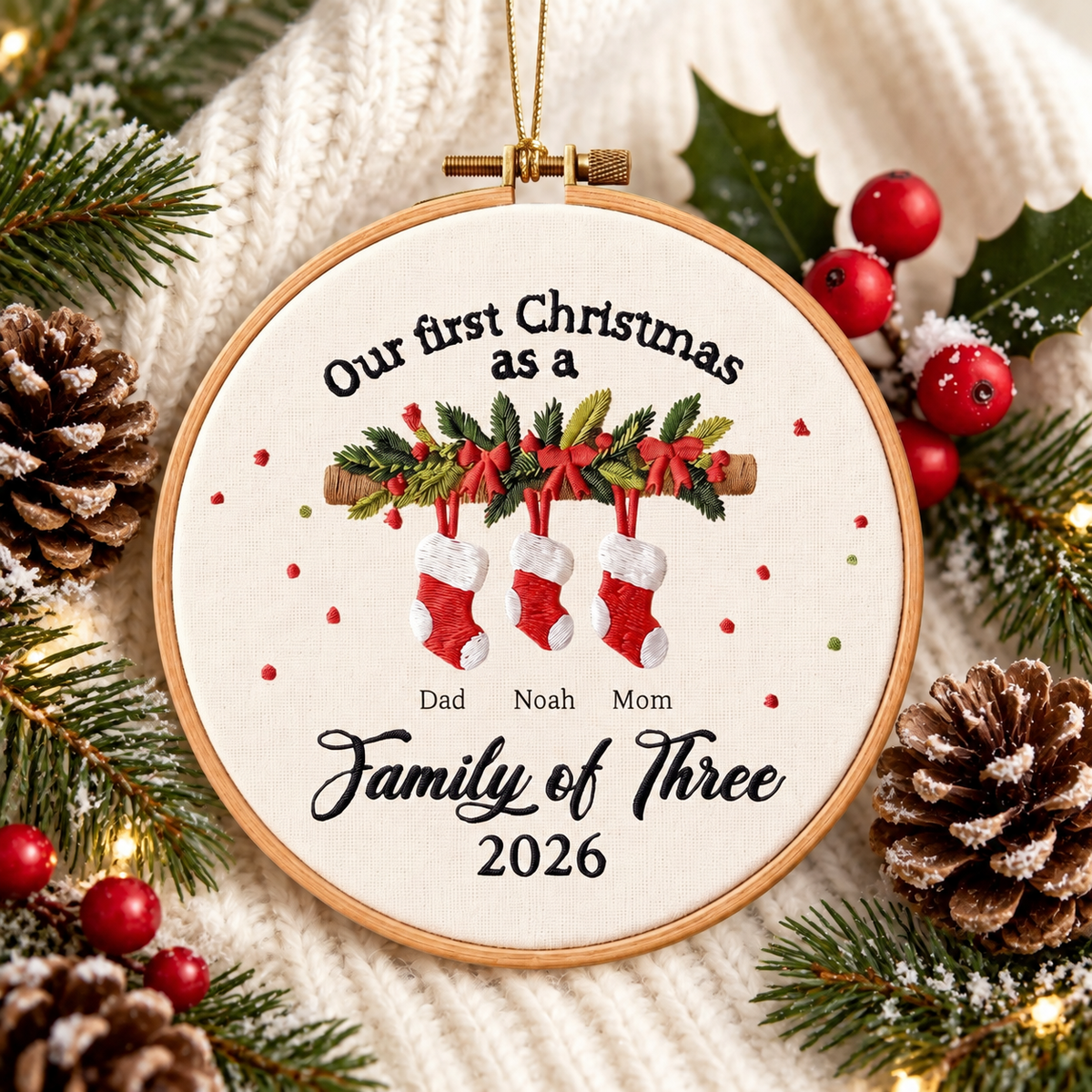 Christmas Ornaments Personalized Family